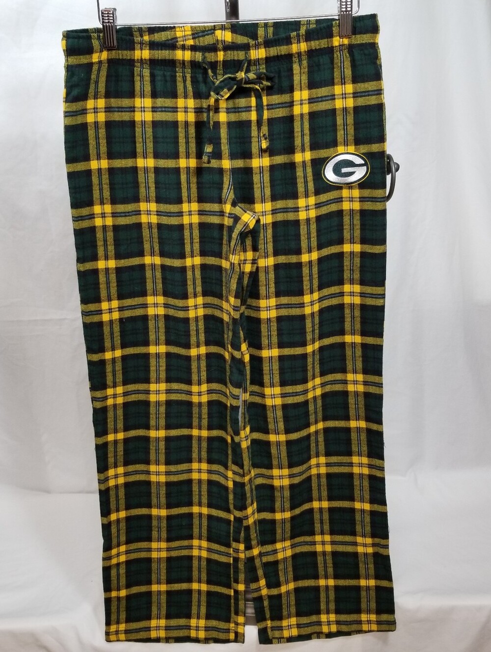 Green Bay Packers NFL Lounge PJ Pants Sleepwear Womens Size Medium Green Plaid